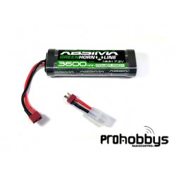 Batería NiMH Stick Pack 7.2V 3600 (T-Plug + Adaptador Tamiya)
