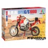 Maqueta de plástico Italeri: Motos BMW R80 GS 1000 Par.-Dak. 1985. Escala 1:9