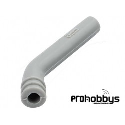 Tubo salida escape gris de 6mm