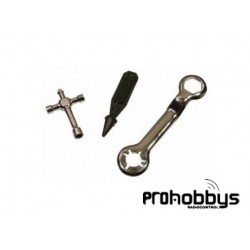 Set herramientas para coche Hobbytech