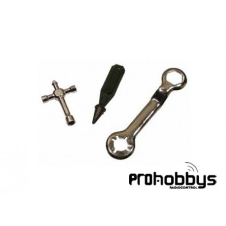 Set herramientas para coche Hobbytech