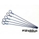 Clips Carrocería 1/8 Azules Anodizados (5uds)