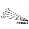 Clips Carrocería 1/8 Azules Anodizados (5uds)