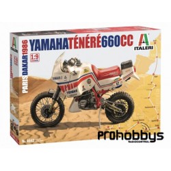 Motos Yamaha Ténéré 660 cc 1986. Escala 1:9 Italeri