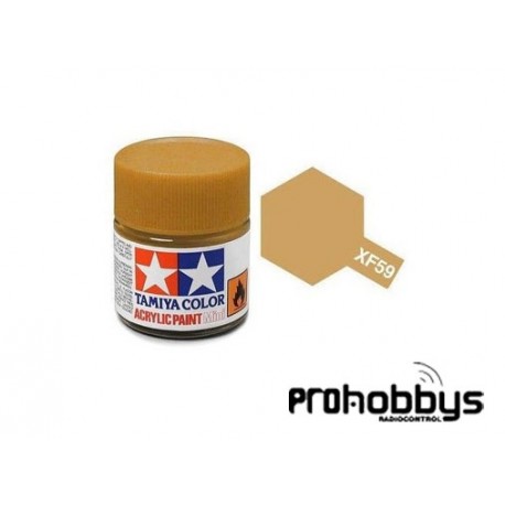 Tamiya Pintura acrílica. XF-59 Amarillo desierto.