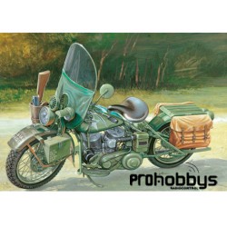 Moto militar WLA 750. Escala 1:9 Italeri