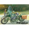 Moto militar WLA 750. Escala 1:9 Italeri