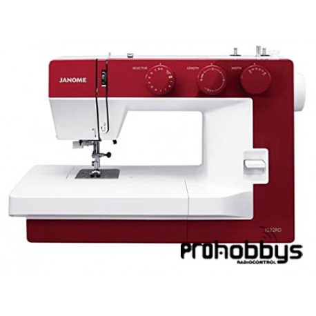 Máquina de coser Janome 1522 roja