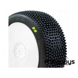 Procircuit Hot Dices v2 Pegadas Llanta Blanca