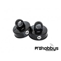Tapones Big bore 16mm Negros Hobby Tech