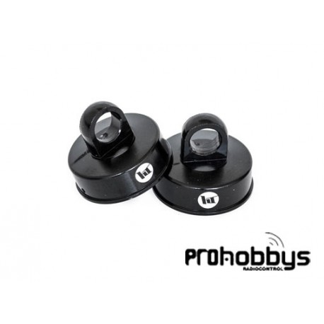 Tapones Big bore 16mm Negros Hobby Tech