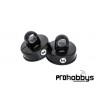 Tapones Big bore 16mm Negros Hobby Tech