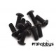 Tornillo 3X12 Cabeza Boton 10unidades
