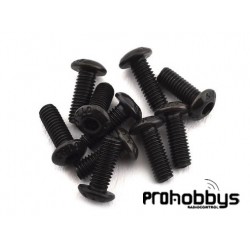 Tornillo 3X12 Cabeza Boton 10unidades