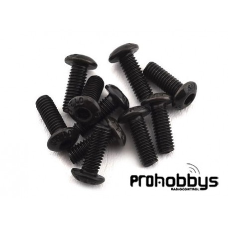 Tornillo 3X12 Cabeza Boton 10unidades
