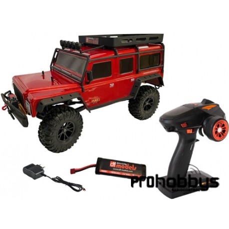 DF-4J XXL Crawler – Rojo metalizado - RTR