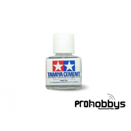 Pegamento líquido con pincel aplicador (40 ml.) Tamiya-87003