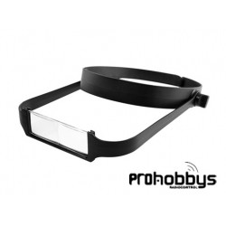 Lupas binoculares, soporte ajustable. Incluye 4 lentes intercambiables