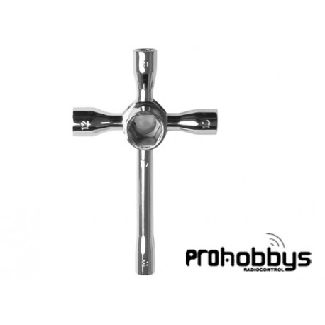 Llave de bujía larga 8 / 9 / 10 / 12 / 17 mm HTR-501413
