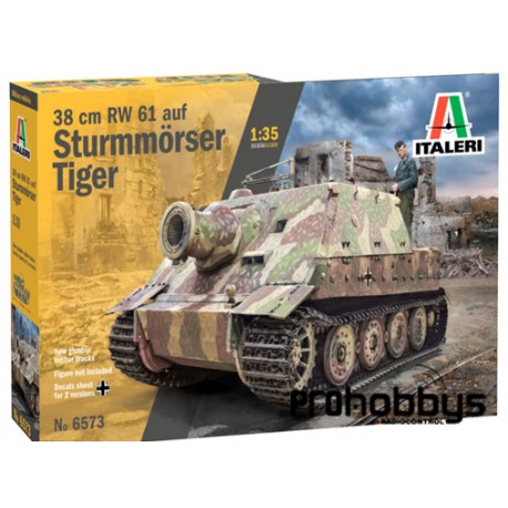 Tanque 38 cm RW 61 auf Sturmmörser Tiger 1:35 Italeri
