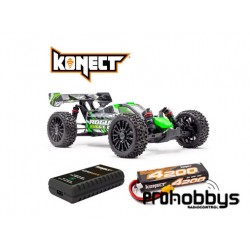 Hobbytech Rogue Buggy 2.0 Verde - Pack con batería y cargador