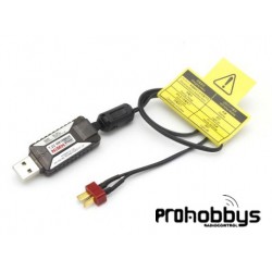 Cargador Kyosho USB Delta Peak 1A (NiMh 7.2V - Deans)