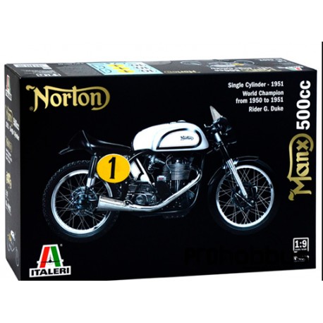 Moto Norton Manx 500cc 1951. Escala 1:9