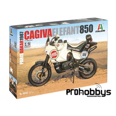 Cagiva Elefant 850 Paris-Dakar 1987 1:9 Italeri 4643