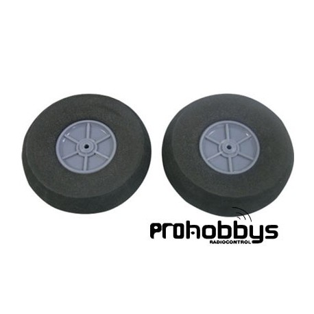 Ruedas Avión Espuma Ligeras 85mm (2 uds)