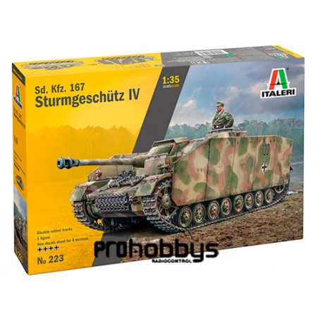 Maqueta de plástico Italeri Tanque Sd.Kfz. 167 Stu 223 Italeri