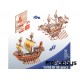 Kit de construcción de madera Mr. Playwood Barco León "Flying on the Waves" con 177 piezas.