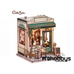 Miniature House Sunny Café (233 piezas) Cutebee