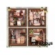 Miniature House Sunny Café (233 piezas) Cutebee