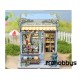 Miniature House Anna's Blue Blossom (255 piezas) Cutebee