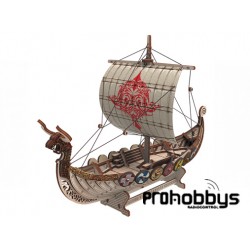 Barco Drakkar Vikingo "Battle Dragon" (131 piezas) Mr. Playwood