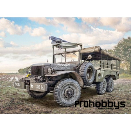 Camión Militar Dodge WC62/63 1 1/2 ton 6x6 1:35 Italeri