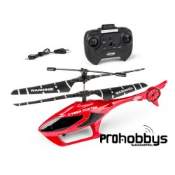 Cyber Copter IR 2 Ch RTF rojo Carson