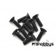 Tornillo 3X20cabeza avellanado 10 und.