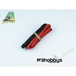 Tubo Termo 3mm Rojo y Negro (2x0,5mts)