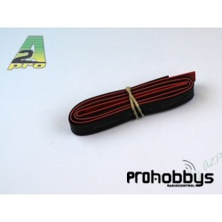 Tubo termo 8mm. Rojo y Negro (2x0,5mts)