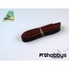 Tubo termo 8mm. Rojo y Negro (2x0,5mts)