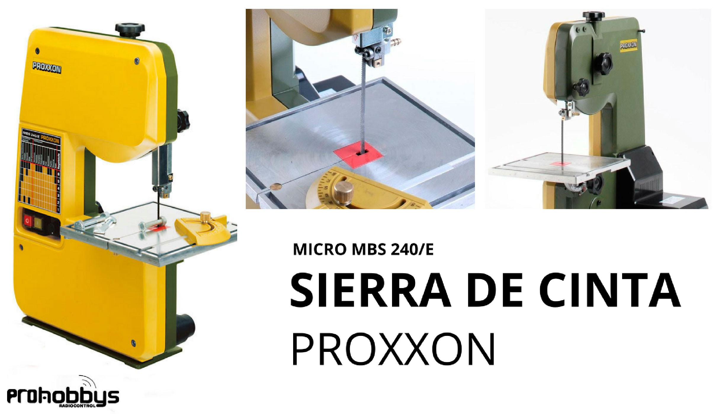 Sierra de cinta Proxxon